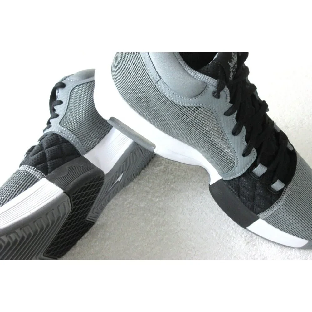 Nike Men's Lebron Witness VIII Basketball Shoes Cool Grey White Black Sizes NIB - Picture 4 of 5